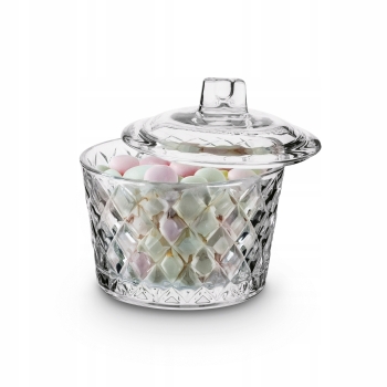 Cukiernica Karo cukierniczka szklana pojemnik z pokrywką Karo 250ml