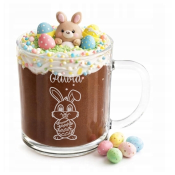 Kubek z grawerem dla dzieci Prezent na Wielkanoc dla Dziewczynek Twoje Imię