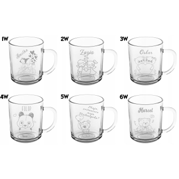 Kubek z grawerem dla dzieci Prezent na Wielkanoc dla Dziewczynek Twoje Imię