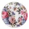 Talerz deserowy porcelanowy 20 cm Róża Kwiaty Kremowy
