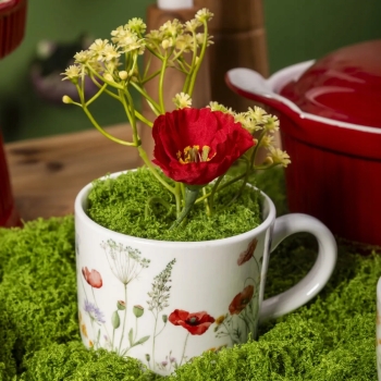 Kubek porcelanowy kwiaty Kwitnąca Polana 450 ml