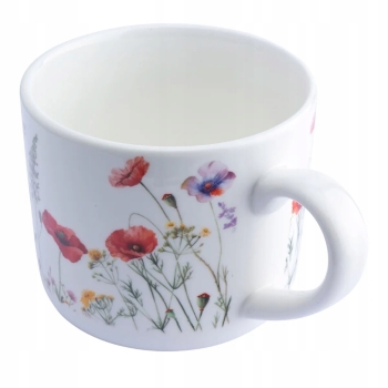 Kubek porcelanowy kwiaty Kwitnąca Polana 450 ml