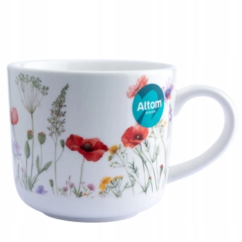 Kubek porcelanowy kwiaty Kwitnąca Polana 450 ml