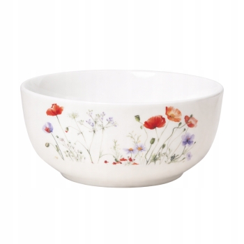 Miska salaterka porcelanowa 600 ml Altom Design Kwitnąca Polana 14 cm