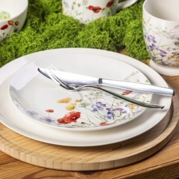 Talerzyk deserowy talerz porcelanowy Altom Design Kwitnąca Polana 21 cm