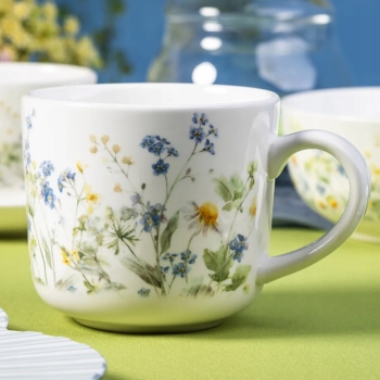 Kubek porcelanowy do kawy herbaty Altom Design Słoneczna Łąka 450 ml