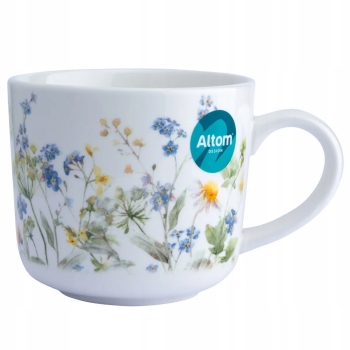 Kubek porcelanowy do kawy herbaty Altom Design Słoneczna Łąka 450 ml