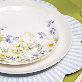 Talerz deserowy porcelanowy talerzyk Altom Design Słoneczna Łąka 21 cm