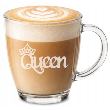 Szklany Kubek z grawerem Twój Tekst 365ml Prezent dla Niej Niego