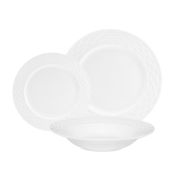 Ambition Paola Komplet obiadowy zestaw talerzy obiadowych 18el 6 osób