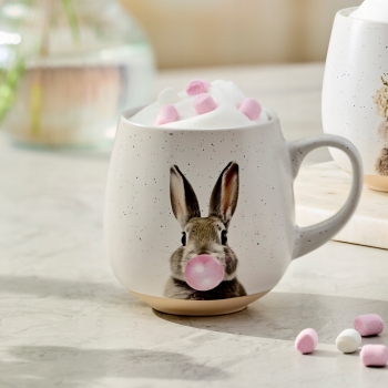 Kubek porcelanowy 480ml wiosenny Wielkanocny Zajączek Ambition Hopsa Guma