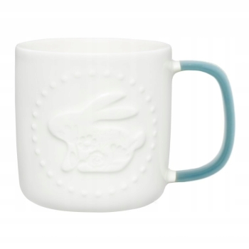 Kubek porcelanowy 360ml Wielkanocny Zajączek Ambition Floppy Niebieski