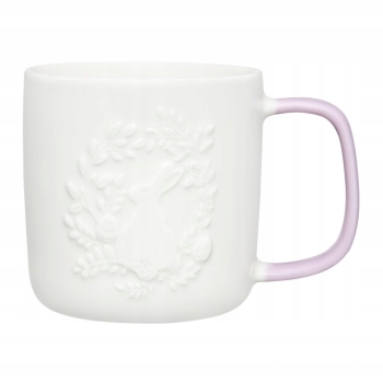 Kubek porcelanowy 360ml Wielkanocny Zajączek Ambition Floppy Fioletowy