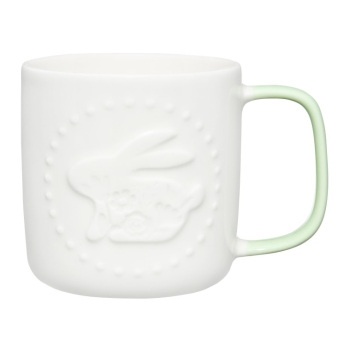 Kubek porcelanowy 360ml Wielkanocny Zajączek Ambition Floppy Zielony