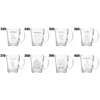 Kubek dla dzieci z grawerem Prezent dla Wielkanoc Różne bajki Twoje Imię