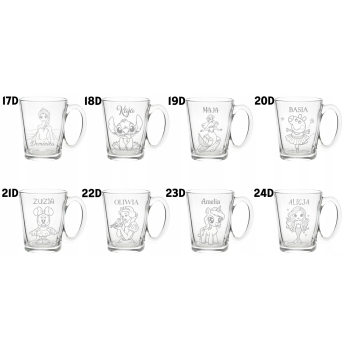 Kubek dla dzieci z grawerem Prezent dla Wielkanoc Różne bajki Twoje Imię
