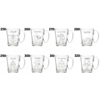 Kubek dla dzieci z grawerem Prezent dla Wielkanoc Różne bajki Twoje Imię