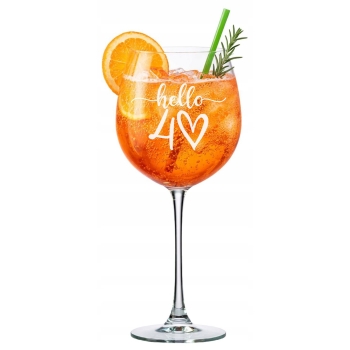 Mega Kieliszek XXL do Aperola Wina z Grawerem 860ml Prezent dla Dziewczyny