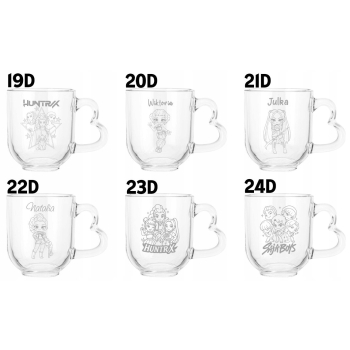 Szklany Kubek z grawerem Twoje Imię Prezent dla Chłopców na Komunię Świętą