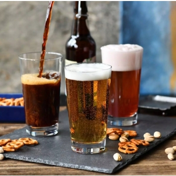 Szklanka do piwa z grawerem Kufel Personalizowany Twój Napis Krosno 530 ml