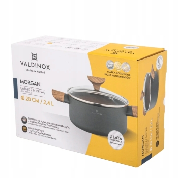 Garnek tradycyjny z pokrywą 20 cm Valdinox Morgan 2,4L