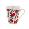 Kubek porcelanowy do kawy herbaty 255ml Pavera Florina Kwiaty Maki