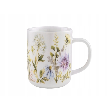 Kubek porcelanowy do kawy herbaty 340ml Sylvana Florina Kwiaty Łąka