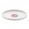 Talerz deserowy porcelanowy Pavera Florina Kwiaty Maki