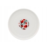 Talerz deserowy porcelanowy Pavera Florina Kwiaty Maki