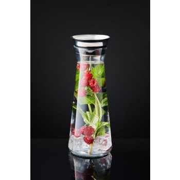 Karafka szklana do wody lemoniady z korkiem 1,1L z Grawerem Twój Napis Logo