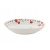 Porcelanowy talerz głęboki do zupy 20,3 cm Cherina Florina Wiśnie