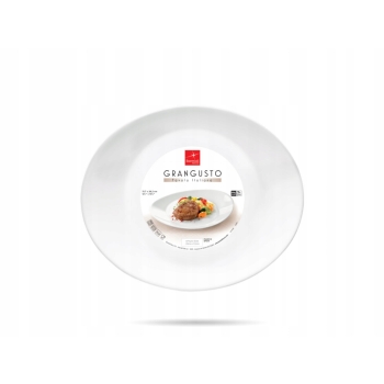 Talerz półmisek obiadowy płytki Owalny Bormioli Rocco GRANGUSTO 31,7x26,2cm