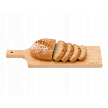 Długa Deska do krojenia drewniana z uchwytem kuchenna Florina 40x14 cm