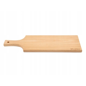 Długa Deska do krojenia drewniana z uchwytem kuchenna Florina 40x14 cm
