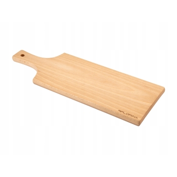 Długa Deska do krojenia drewniana z uchwytem kuchenna Florina 40x14 cm