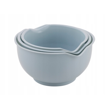 Komplet 3 x miski plastikowe do mieszania Praktyczna Florina Błękitne