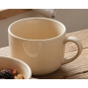 Filiżanka ceramiczna do kawy Kubek 330ml Fjora Florina beżowy