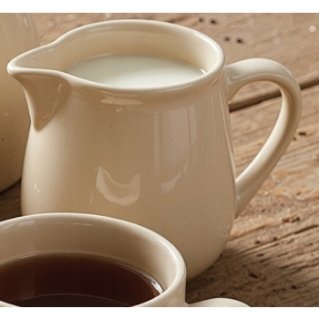 Duży mlecznik ceramiczny Dzbanek do mleka Sosjerka 500ml Florina beżowy