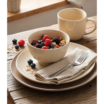 Ceramiczny talerz deserowy 21 cm Fjora Florina beżowy