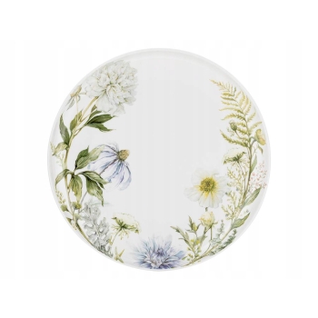 Talerz obiadowy porcelanowy Kwiaty Sylvana Florina 26 cm