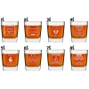 Szklanka do whisky Grawer Dwustronny Prezent Kawalerski Imię Świadek 250ml
