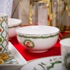 Miska porcelanowa salaterka miseczka Altom Design Świąteczna Girlanda 14 cm