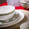 Miska porcelanowa salaterka miseczka Altom Design Świąteczna Girlanda 14 cm