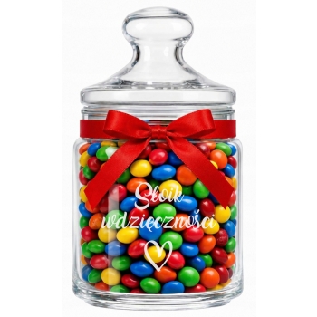 Słoik z grawerem Personalizowany 750 ml prezent dla Nauczyciela TWÓJ NAPIS