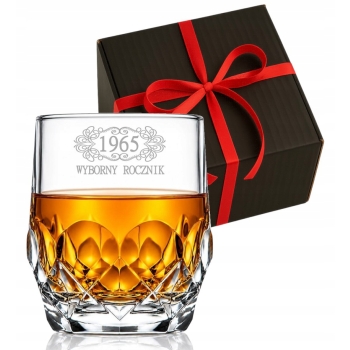 Kryształowa Szklanka grawerem whisky 350ml Prezent Urodziny Niego Ojca Taty