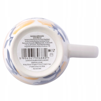 Kubek porcelanowy Cytryny Altom Design Sorrento 320 ml