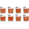 Szklanka whisky i kieliszek do wódki 50ml grawerem Prezent dla Niego