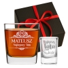 Szklanka whisky i kieliszek do wódki 50ml grawerem Prezent dla Niego