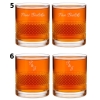 Szklanka kryształowa do whisky z kostkami z Grawerem Prezent urodziny 18-99