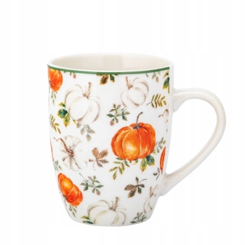 Kubek porcelanowy do Kawy Herbaty jesienny 340 ml Dynie
